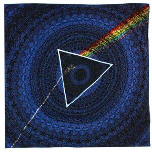 Pink Floyd DSOM Shadow Bandana ~ Officially Licensed ~ 22" x 22" ~ Brand New!